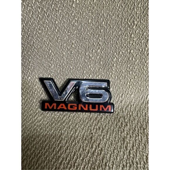 Dodge Ram V6 Magnum door fender emblem badge decal logo OEM Genuine Original - Picture 2 of 8